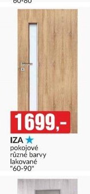 IZA pokojové různé barvy lakované