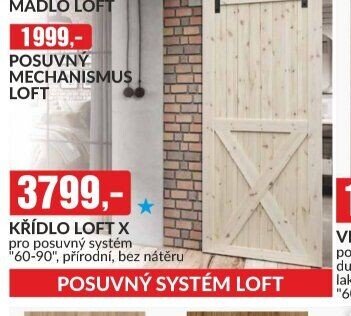 POSUVNÝ MECHANISMUS LOFT