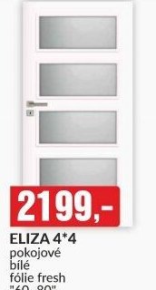 ELIZA 4*4 pokojové bílé fólie fresh