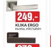 KLIKA ERGO rozeta, nikl/sátén
