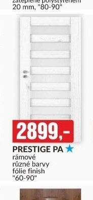 PRESTIGE PA rámové různé barvy fólie finish 