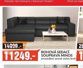 ROHOVÁ SEDACÍ SOUPRAVA MINOS