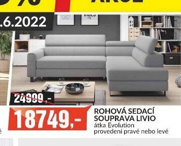 ROHOVÁ SEDACÍ SOUPRAVA LIVIO