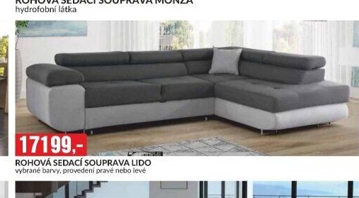 ROHOVÁ SEDACÍ SOUPRAVA LIDO
