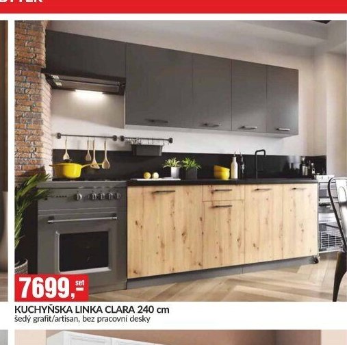 KUCHYŇSKÁ LINKA CLARA 240 cm
