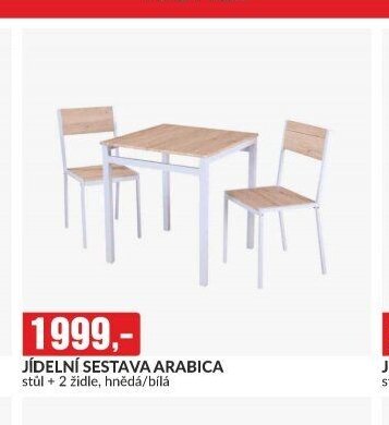 JÍDELNÍ SESTAVA ARABICA