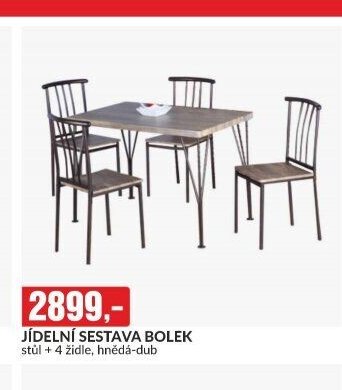 JÍDELNÍ SESTAVA BOLEK