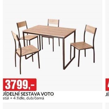 JÍDELNÍ SESTAVA VOTO