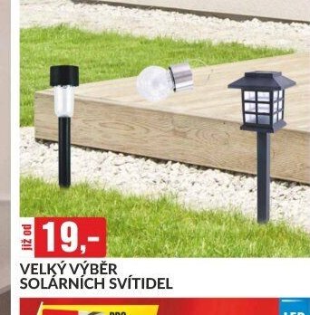 VELKÝ VÝBĚR SOLÁRNÍCH SVÍTIDEL
