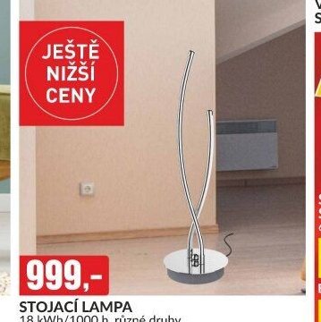 STOJACÍ LAMPA 18 kWh/1000 h, různé druhy