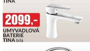 UMYVADLOVÁ BATERIE TINA bílá