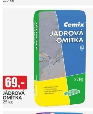 JÁDROVÁ OMÍTKA 25 kg