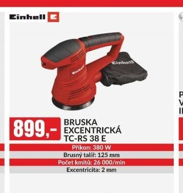 BRUSKA EXCENTRICKÁ TC-RS 38 E