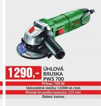 ÚHLOVÁ BRUSKA PWS 700
