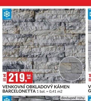Venkovní obkladový kámen BARCELONETTA