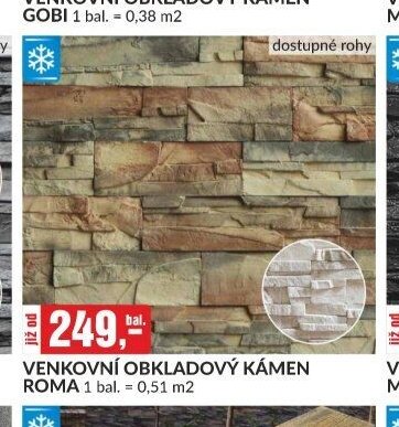 Venkovní obkladový kámen ROMA