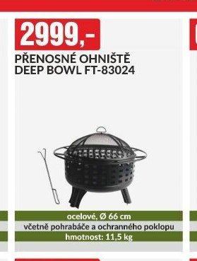 PŘENOSNÉ OHNIŠTĚ DEEP BOWL FT-83024
