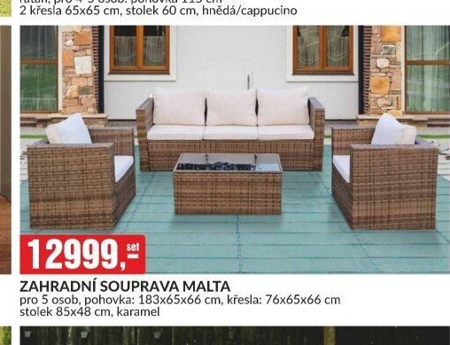ZAHRADNÍ SOUPRAVA MALTA