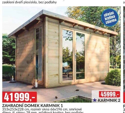 ZAHRADNÍ DOMEK KARMNIK 1