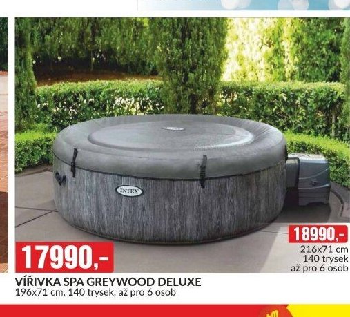 VÍŘIVKA SPA GREYWOOD DELUXE 196x71 cm