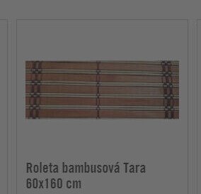 Roleta bambusová Tara 60x160 cm