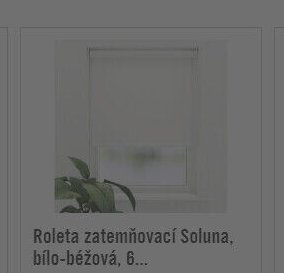 Roleta zatemňovací Soluna, bílo-béžová, 6...