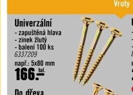 Univerzální vruty