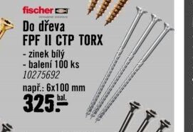 Do dřeva FPF II CTP TORX
