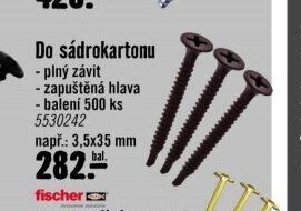 Do sádrokartonu