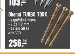 Okenní TURBO TORX