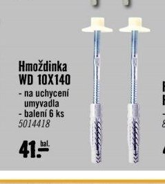 Hmoždinka WD 10X140