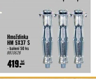Hmoždinka HM 5X37 S