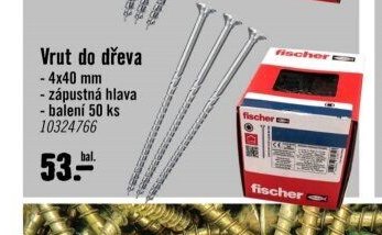 Vrut do dřeva 4x40 mm