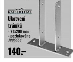 KAISERTHAL Ukotvení trámků