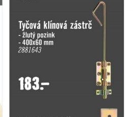 Tyčová klínová zástrč