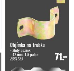 Objímka na trubku