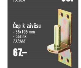 Čep k závěsu