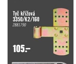 Tyč křížová 3350/K2/160