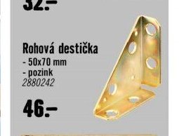 Rohová destička