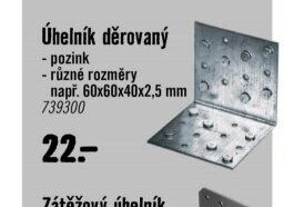 Úhelník děrovaný