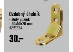 Ozdobný úhelník