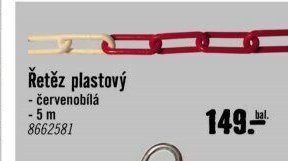 Řetěz plastový