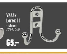 Věšák Lorex II - chrom