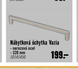 Nábytková úchytka Vazia - nerezová ocel 320 mm
