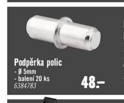 Podpěrka polic
