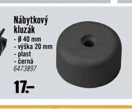 Nábytkový kluzák 40 mm