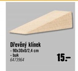 Dřevěný klínek