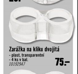 Zarážka na kliku dvojitá