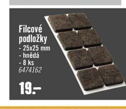 Filcové podložky