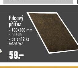 Filcový přířez